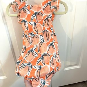 Angel Dear sunsuit and hat.